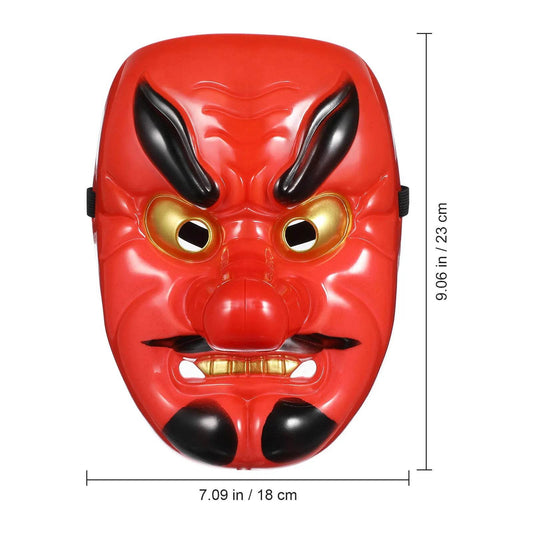 Handcrafted Cosplay Masks Japanese Red Tengu For Parties - ToylandEU