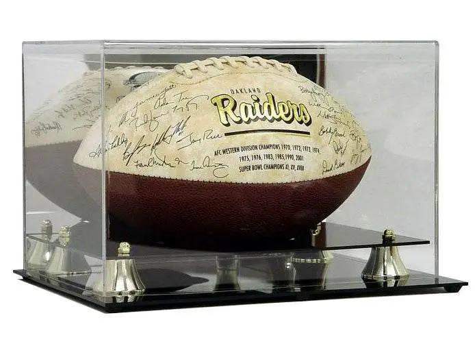 Handmade Acrylic Football Display Case With UV Protection - ToylandEU