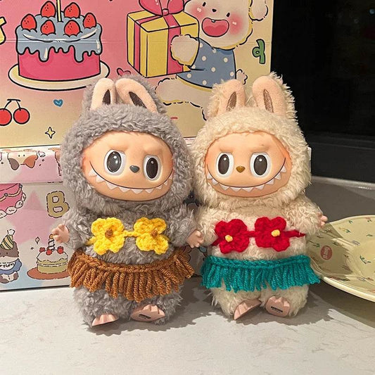 Handmade Labubu Doll Bikini Strawberry Crochet 15cm Dolls - ToylandEU