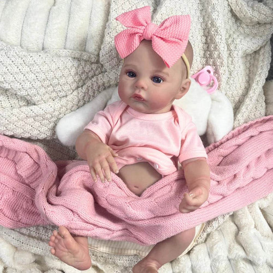 Handmade Reborn Doll Meadow Girl Full Vinyl 18 Inch Gift - ToylandEU