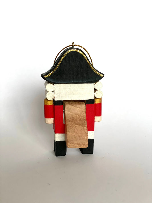 Handmade Wooden Nutcracker Ornament With Handcrafted Detail - ToylandEU