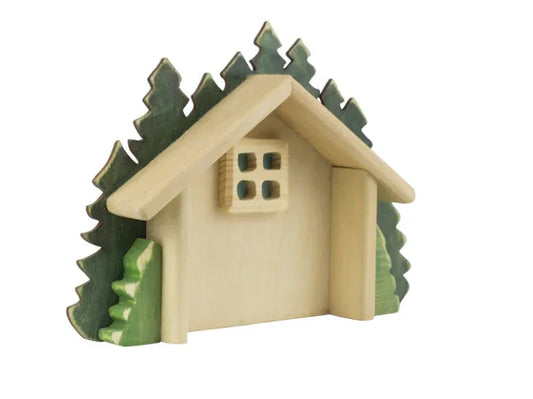 Handmade Wooden Fairy House For Forest Play Decor - ToylandEU