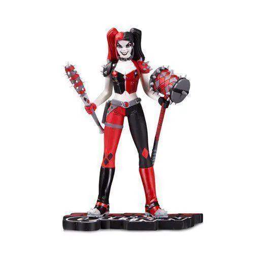 Harley Quinn Statue by Amanda Conner Red White Black Collectible - ToylandEU