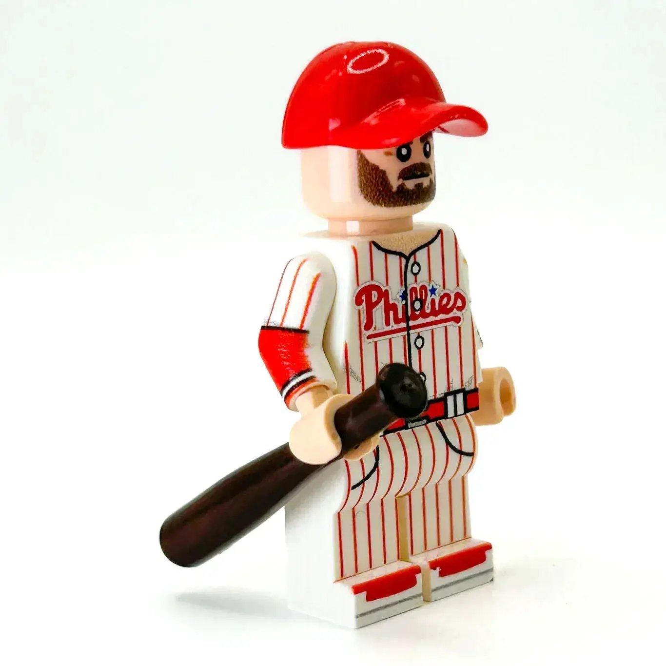 Harper Philadelphia Baseball Minifigure Custom Lego - ToylandEU™