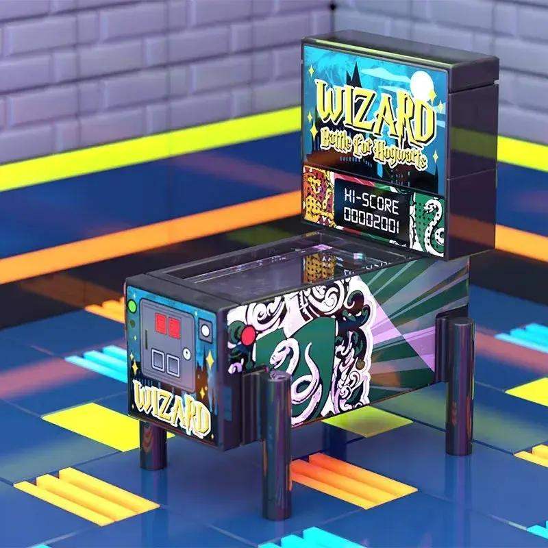 Harry Potter Pinball Arcade Machine Building Set made using LEGO parts - ToylandEU
