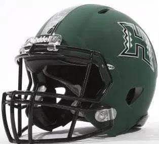 Hawaii Warriors Riddell Replica Mini Speed Helmet Green - ToylandEU™