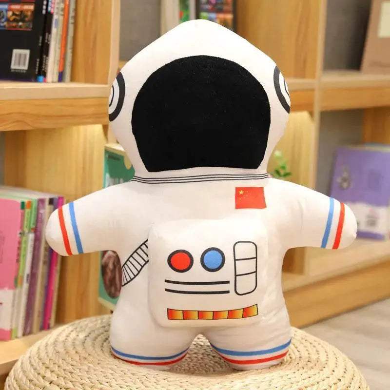 Plush Astronaut Spaceship Toy 1pc Stuffed Soft Doll Cartoon Pillow for Kids Creative Boys Birthday Gift - ToylandEU