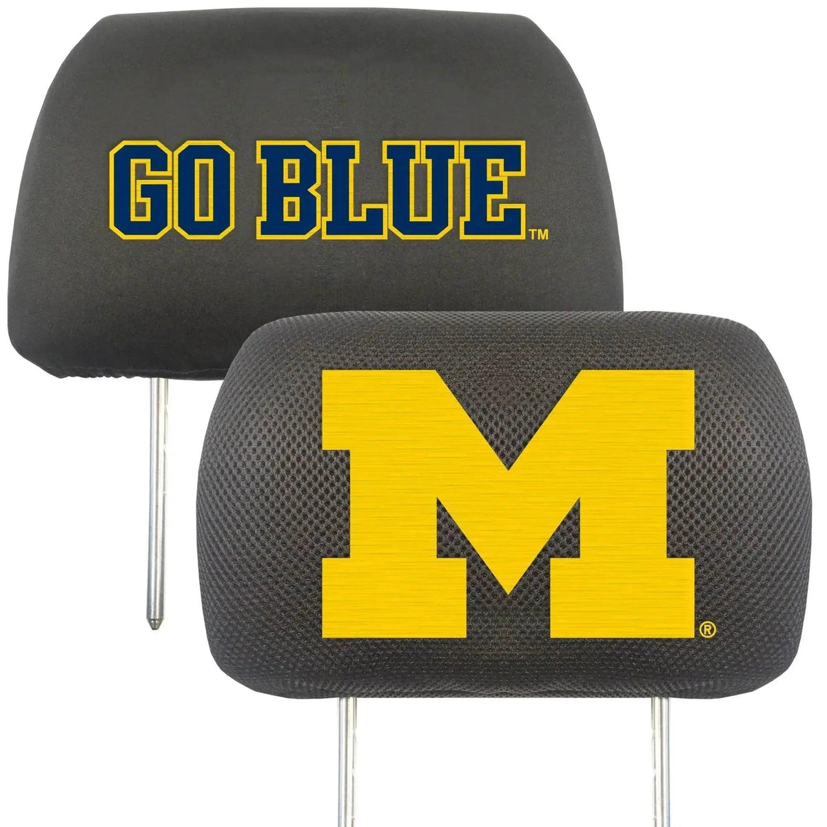 Michigan Wolverines Headrest Covers Embroidered by FanMats - ToylandEU™