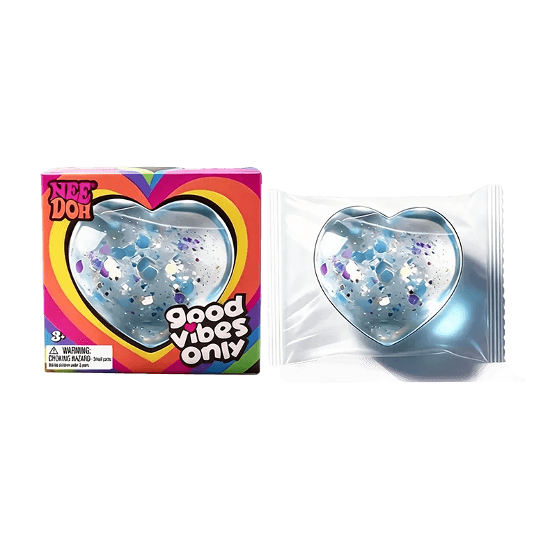 Heart Squeeze Toy | Glitter Stress Relief | Toylandeu™