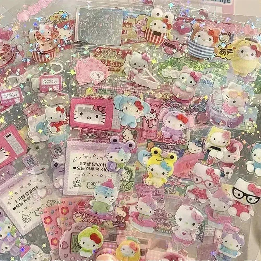 Hello Kitty Rilakkuma Die Cut Sticker Set With Laser - ToylandEU™