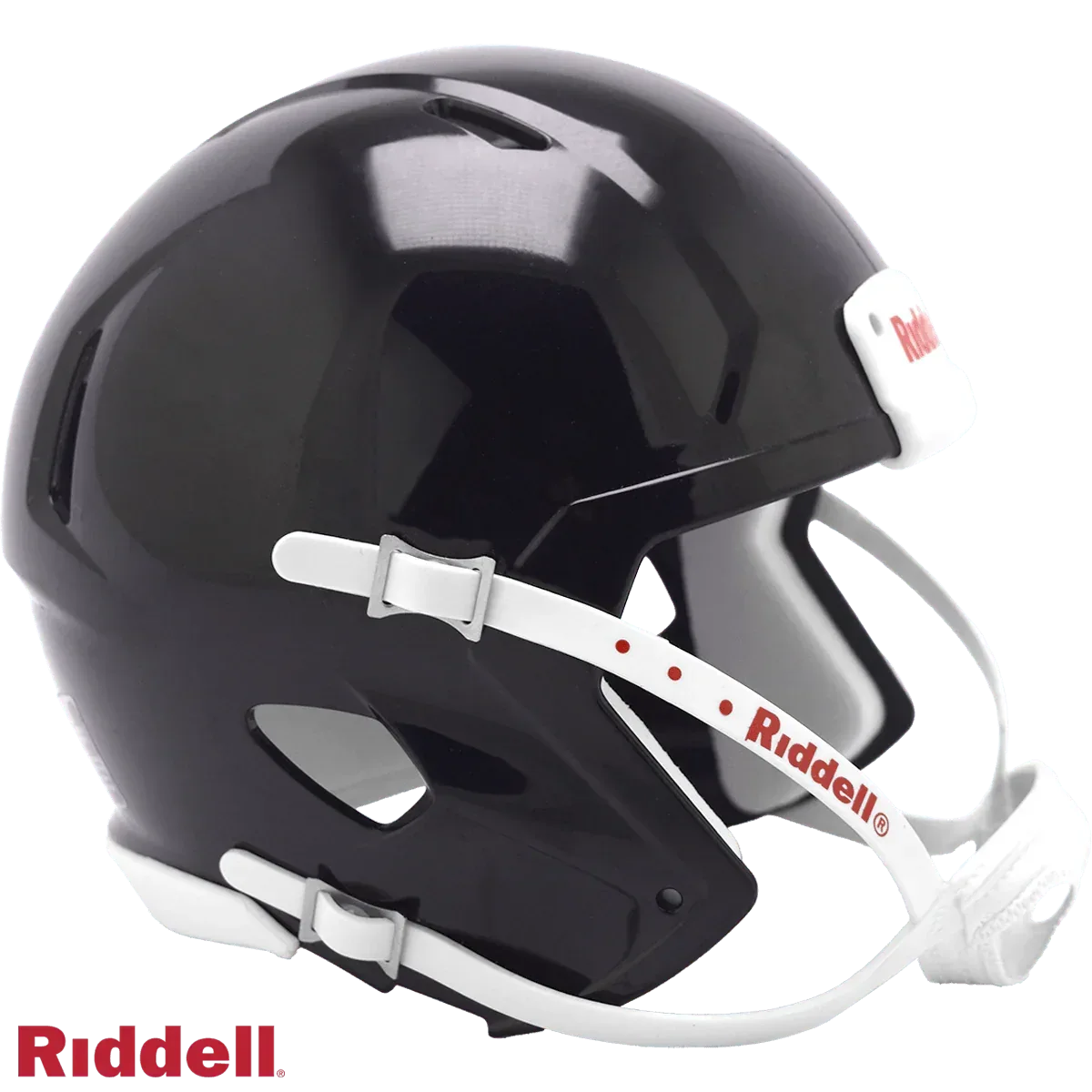 Helmet Riddell Blank Replica Mini Speed Style Black with White Parts - ToylandEU