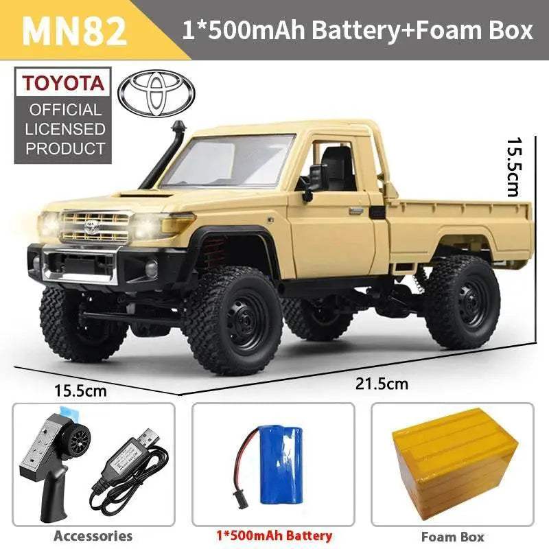 High-Performance RC Car with Controllable Headlights for Kids and Off-Road Adventures - ToylandEU