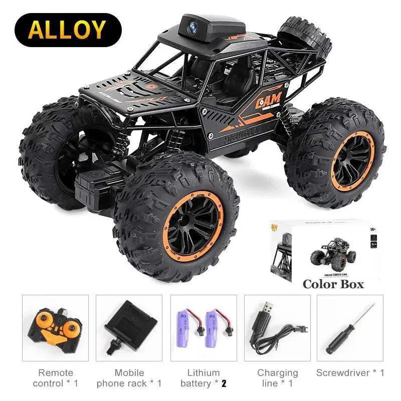 High-Performance RC Car with HD Camera and WiFi for Kids Remote Control Stunt SUV - ToylandEU