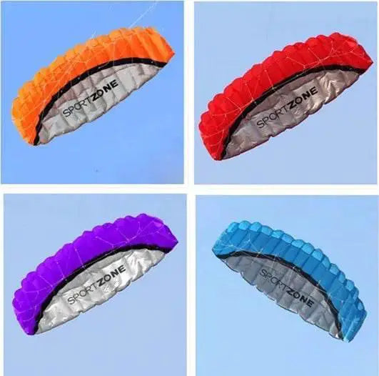 High Quality 1.8 M Dual Line 4 Colors Parafoil Parachute Kite - ToylandEU