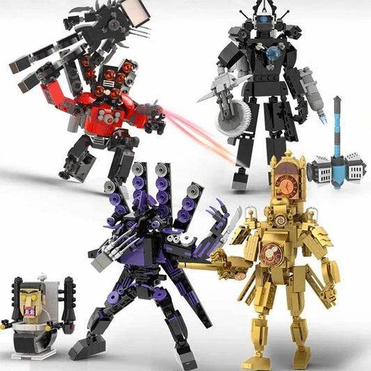 High Quality Building Block Set with Moc Skibidi Toilet Characters for Kids and Collectors - ToylandEU