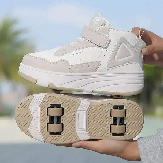 High-Quality Roller Skate Shoes for Kids with Adjustable 4 Wheels for Boys and Girls Ideal for Casual Sports and Birthday Gifts - ToylandEU