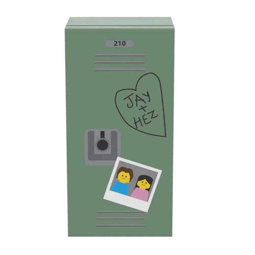 LEGO Figure Locker With Sweetheart Artwork And Real Bricks - ToylandEU