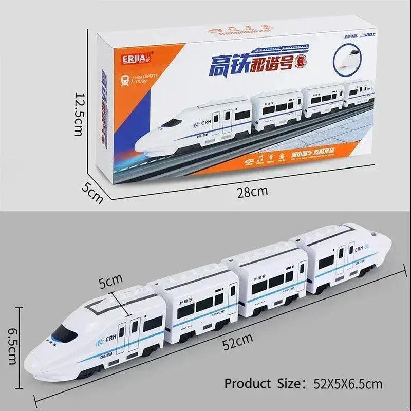 Kids High Speed Railway Train Toy With Sound And Light - ToylandEU™