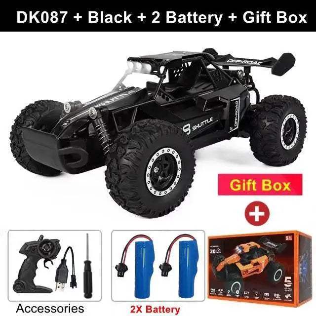 High-Speed Remote Control Car with LED Lights for Kids and Off-Road Climbing Fun - ToylandEU