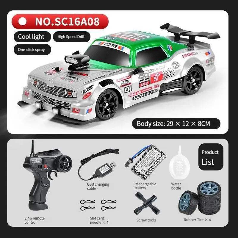 High Speed Remote Control Drift Car with Two Tire Options - ToylandEU - ToylandEU™