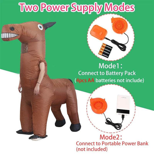 Hilarious Horse Inflatable Costume Unisex Party Cosplay - ToylandEU
