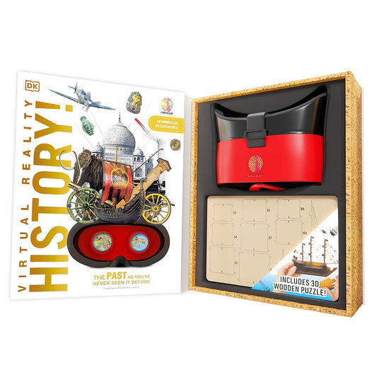 History VR Goggles | 25 Experiences & DK Book | Toylandeu™