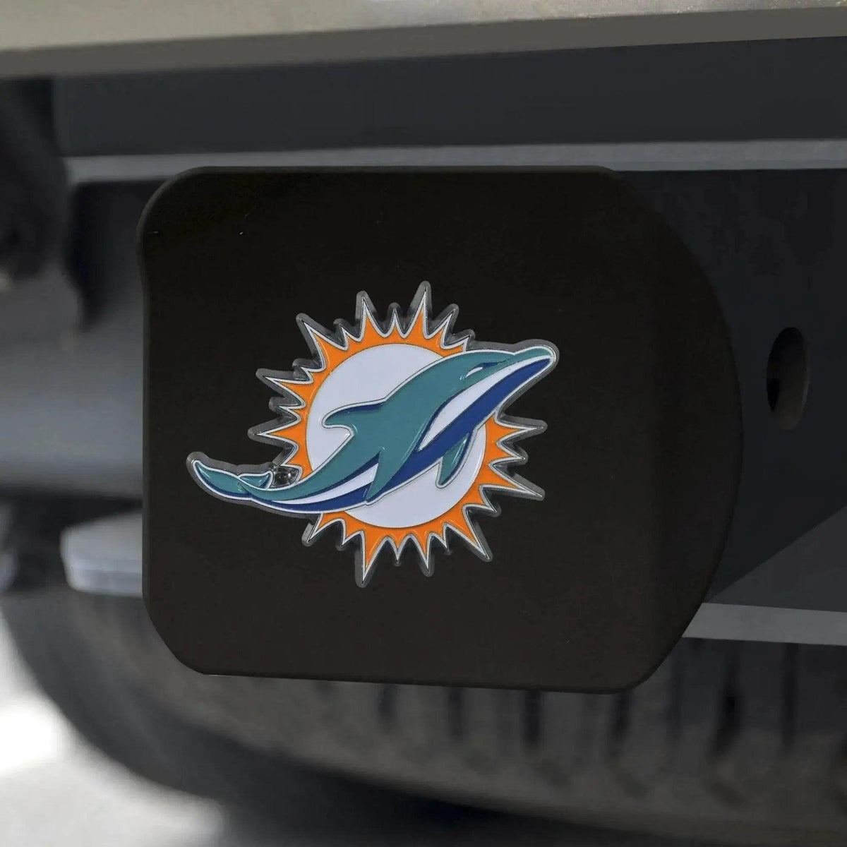 Miami Dolphins Hitch Cover Black 2 Inch 3D Emblem Color - ToylandEU™