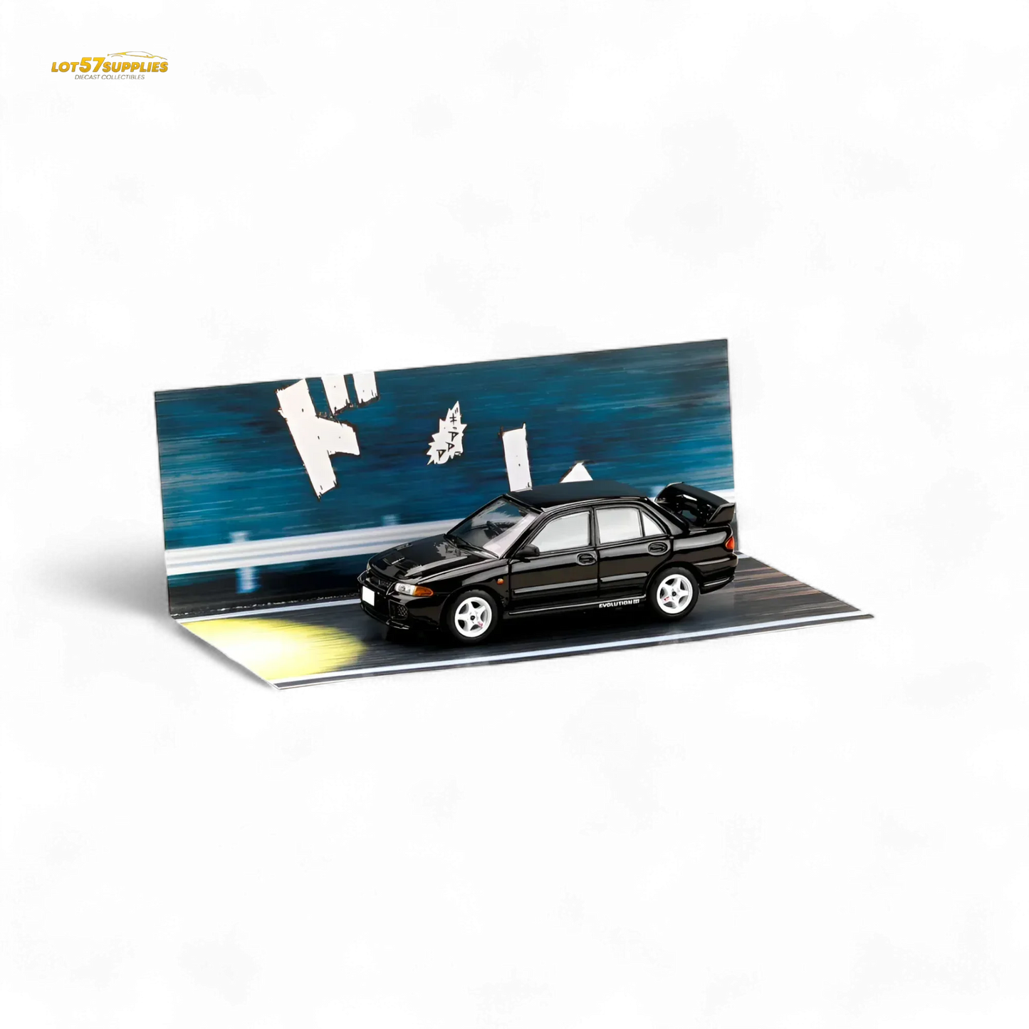 Hobby Japan Mitsubishi Lancer Evo III Black 1:64 - ToylandEU