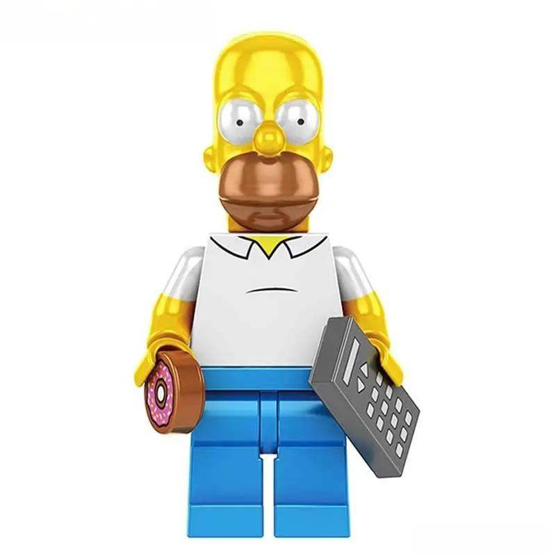 Homer Simpson | The Simpsons Lego Minifigures Custom toys - Minifigure Toys