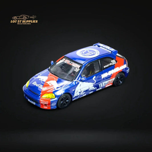 Honda Civic Type R 1:64 Diecast Red Bull Edition - ToylandEU™