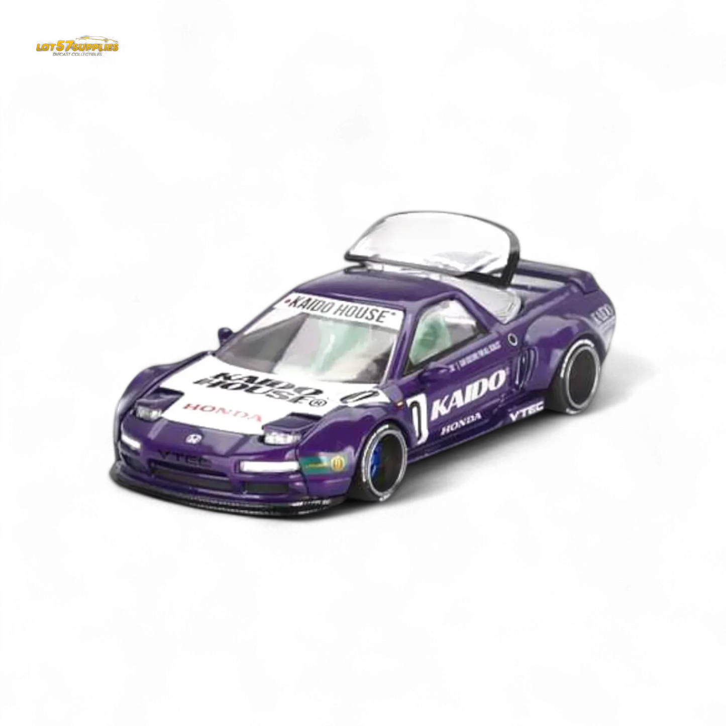 Honda NSX Kaido Racing Diecast Collectible Purple Edition - ToylandEU