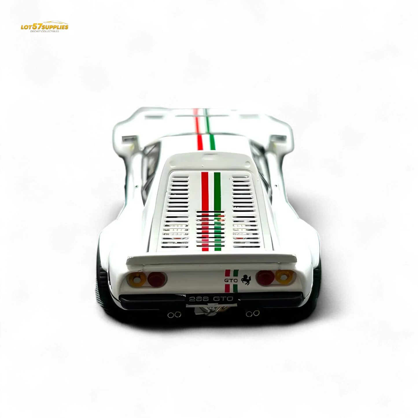 Hone Model 64 288GTO Wide-Body - Latte Art White 1:64 - ToylandEU