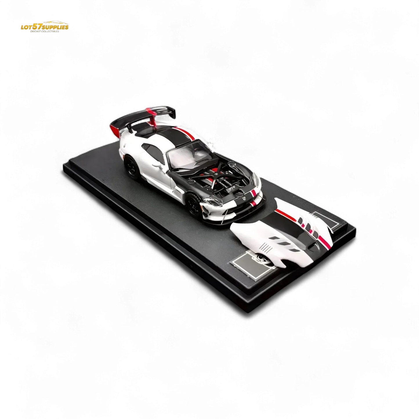 Hone Model Dodge VIPER ACR - Viper White 1:64 - ToylandEU