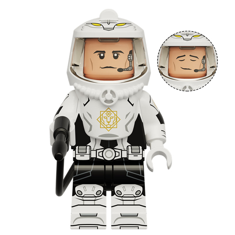 Horror Minifigure | White Hazmat Suit | Toylandeu™