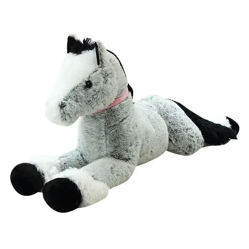 Horse Plush Toy Large Size Lying Huggable Comfort - ToylandEU™