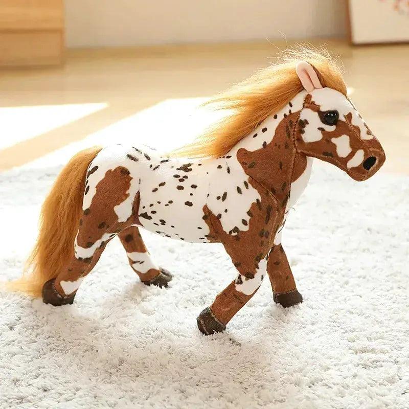 Horse Plush Toy Realistic CE Certified For Home Decor - ToylandEU™