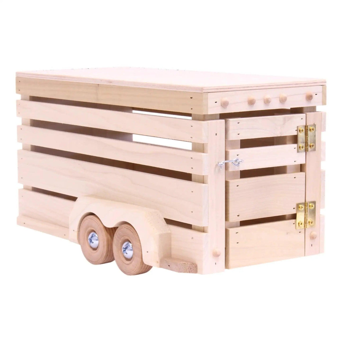 Horse Trailer Toy For Pickup Trucks Wooden Amish Made - ToylandEU™