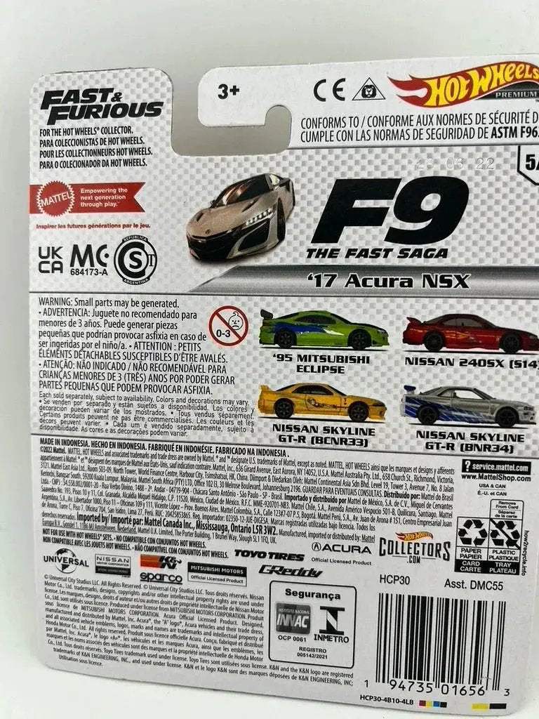 Hot Wheels Acura NSX Die Cast Car With Premium Metal - ToylandEU