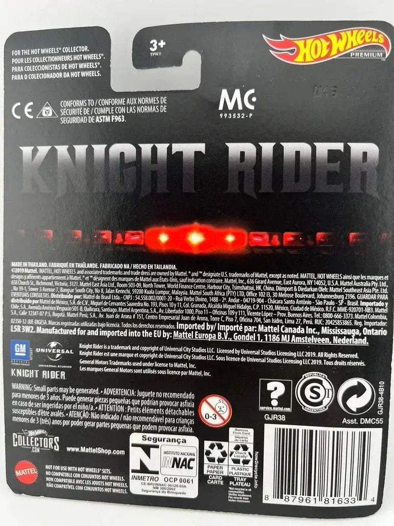 Hot Wheels KITT Knight Rider Super Pursuit Mode Real Riders - ToylandEU