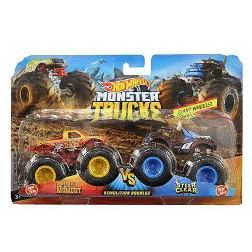 Hot Wheels Monster Trucks Demolition Doubles Two Pack Battle Ready - ToylandEU