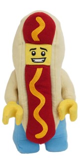 LEGO® Hot Dog Guy Plush | 9 Inch Soft Character Toy | Ages 6 Plus