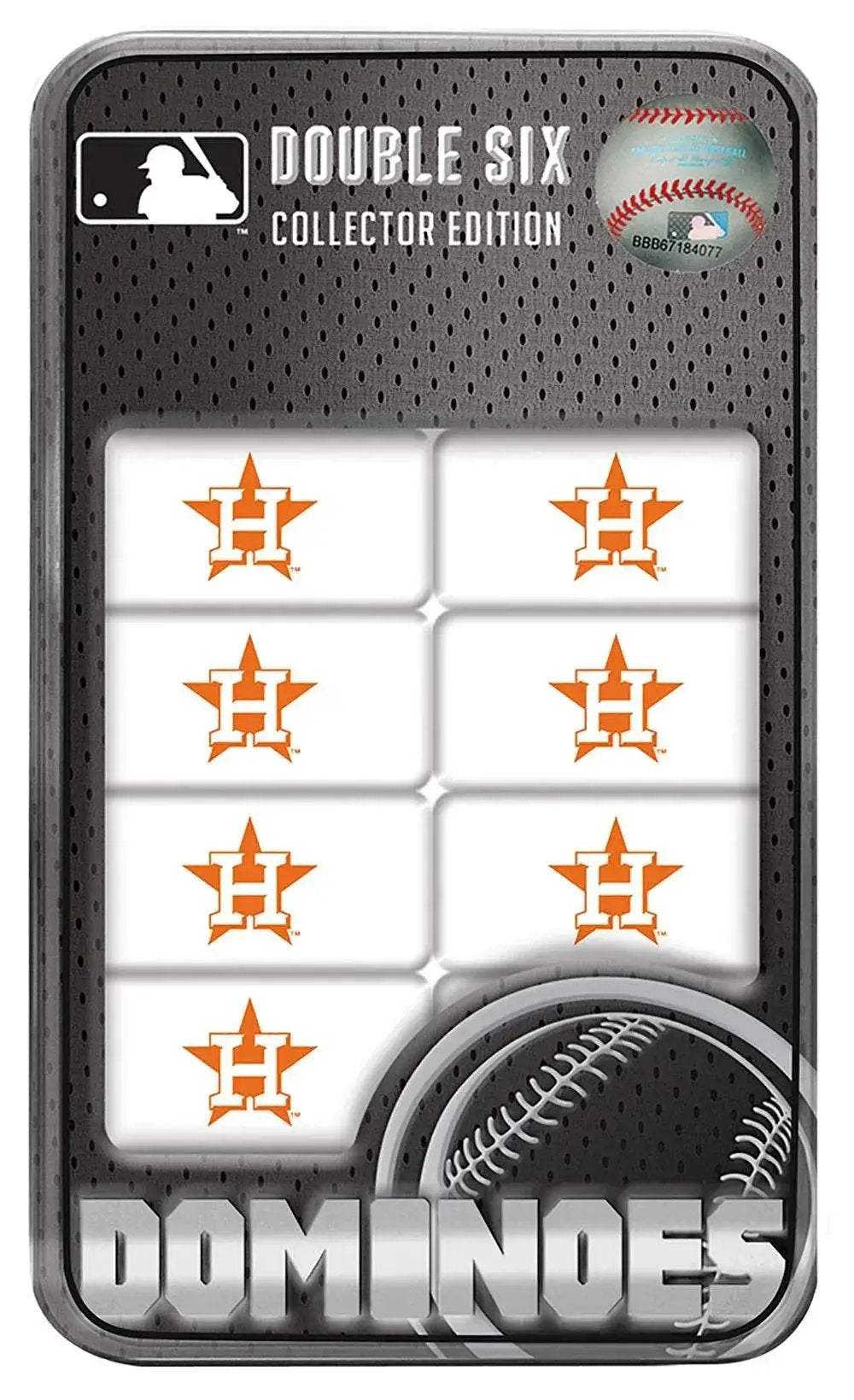 Houston Astros Dominoes 28 Piece Resin Set In Tin Box - ToylandEU™