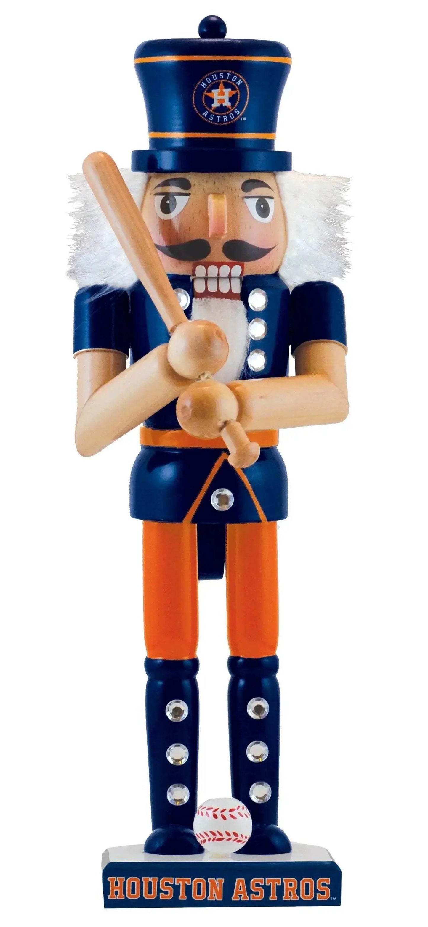 Houston Astros Nutcracker Handcrafted 12 Inch Decor - ToylandEU™