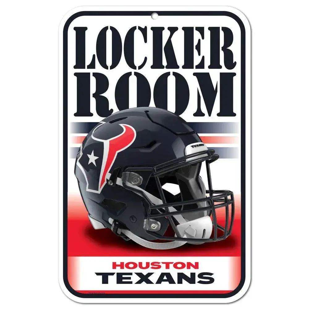 Houston Texans 11x17 Plastic Locker Room Sign For Fans - ToylandEU™