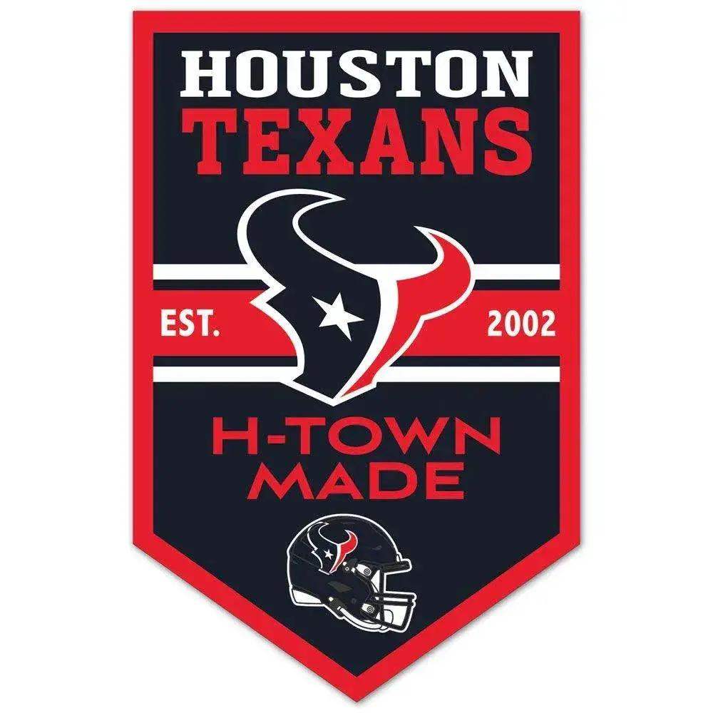 Houston Texans 11x17 Wood Chevron Sign Wall Decor Game Room - ToylandEU™
