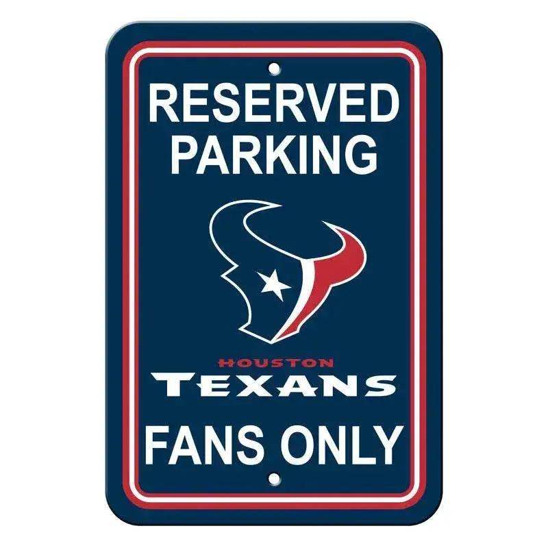 Houston Texans 12x18 Plastic Reserved Parking Sign - ToylandEU™