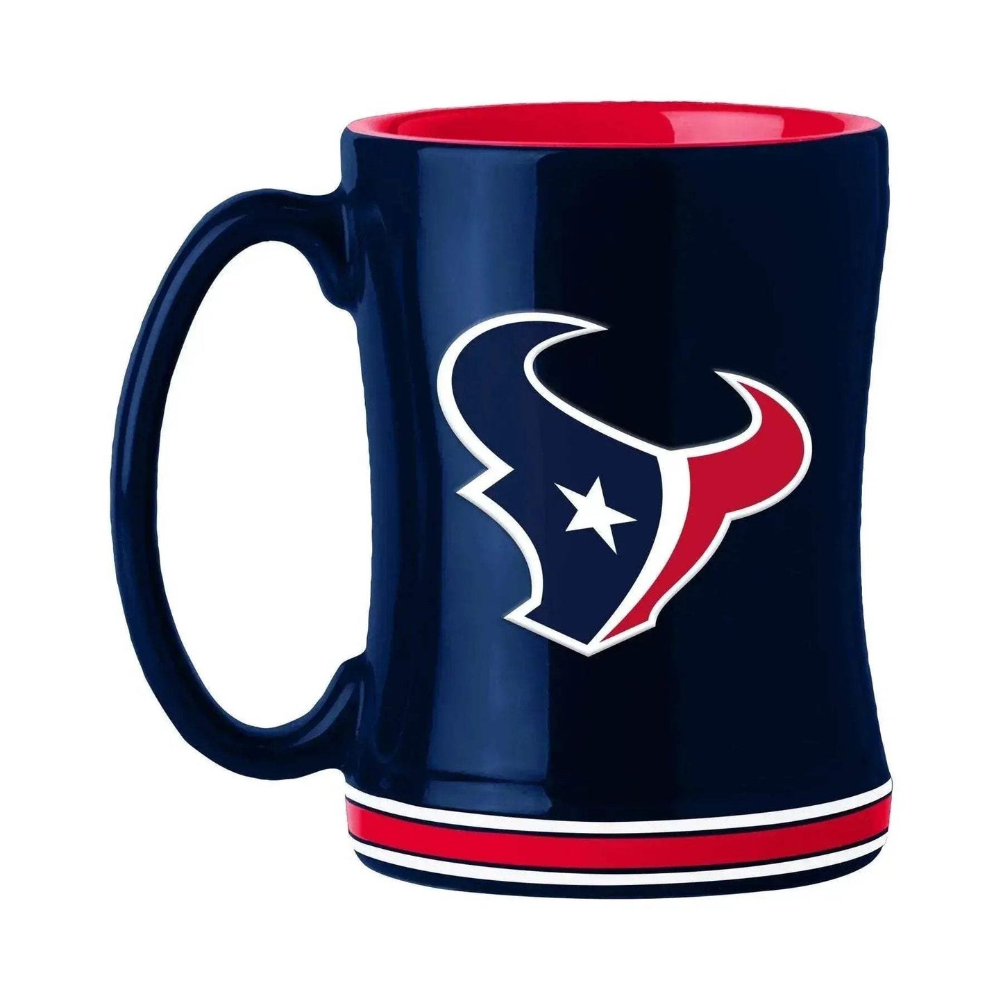Houston Texans 14oz Sculpted Relief Coffee Mug Team Color - ToylandEU™