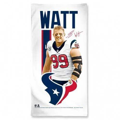 Houston Texans Beach Towel 30x60 JJ Watt Design Official - ToylandEU™