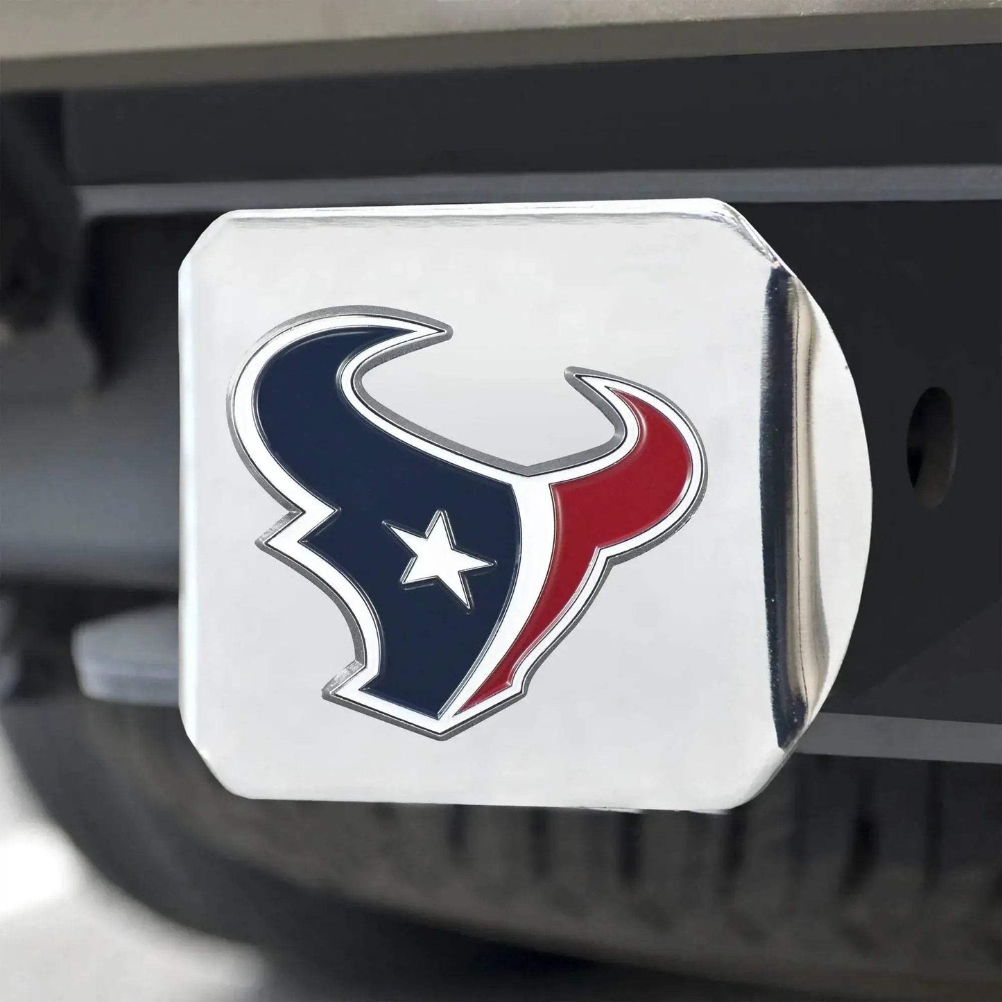 Houston Texans Chrome Hitch Cover Emblem for 2 Inch Hitches - ToylandEU™