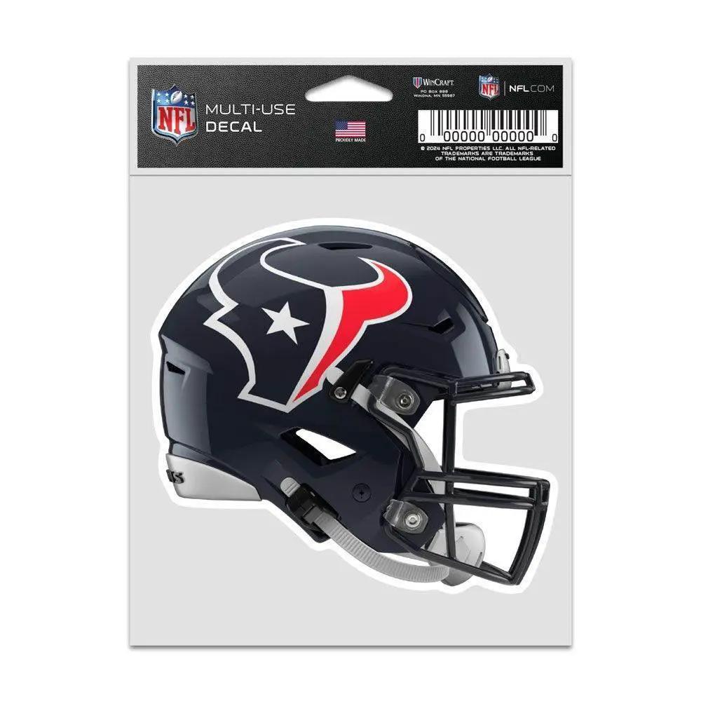 Houston Texans Helmet Fan Decal 3.75x5 Inches Wincraft - ToylandEU™